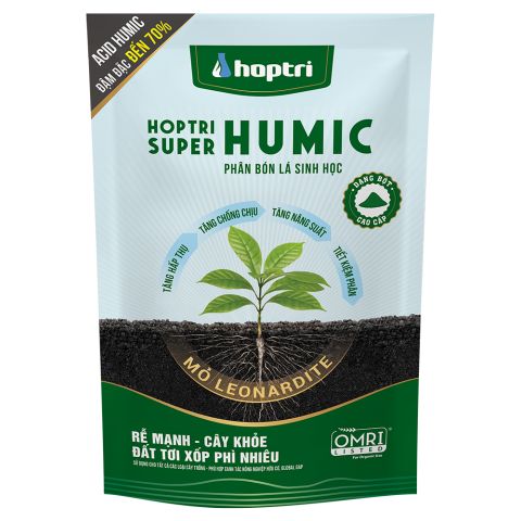 Hợp Trí Super Humic - phân bón lá hữu cơ sinh học 3 tốt
